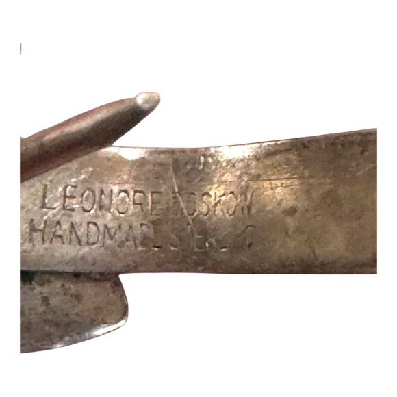 Leonore Doskow Handmade Sterling Silver Mid-Century Posy Pin Bouquet Handwrought - Picture 4 of 7